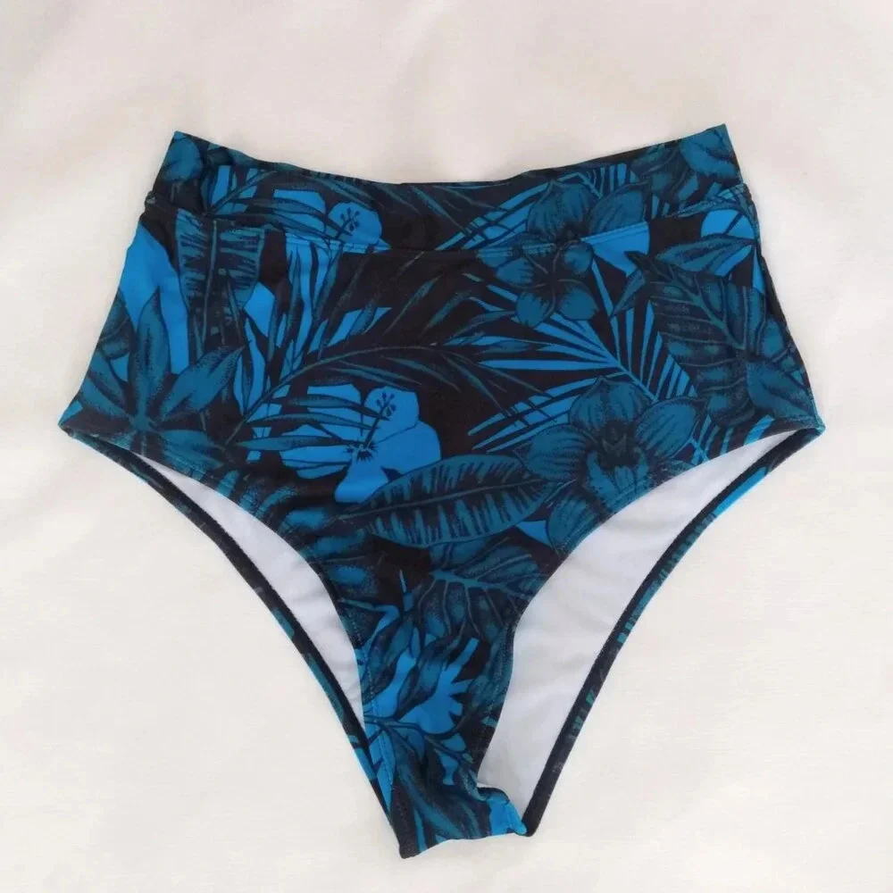 Bundle of 2 high rise bathing suit BOTTOMS L NWOT